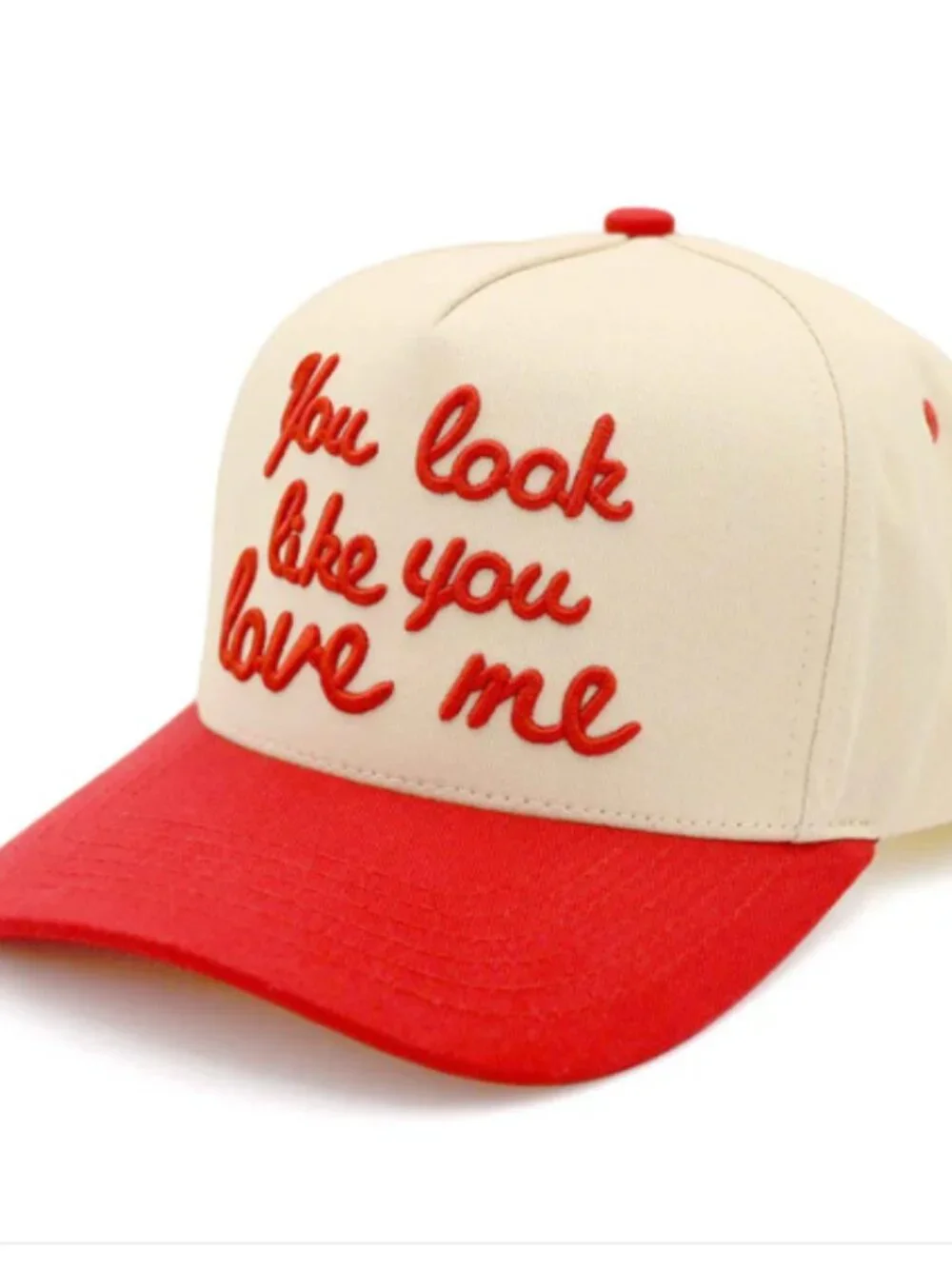 NWT Red You Look Like You Love Me Trucker Hat